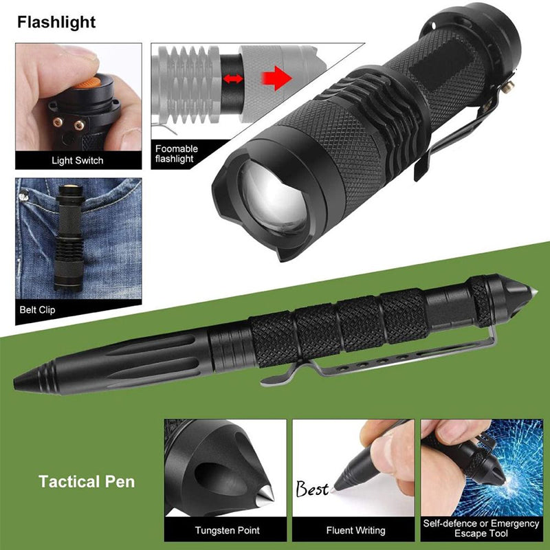 Military Grade Outdoor Travel Survival Kit