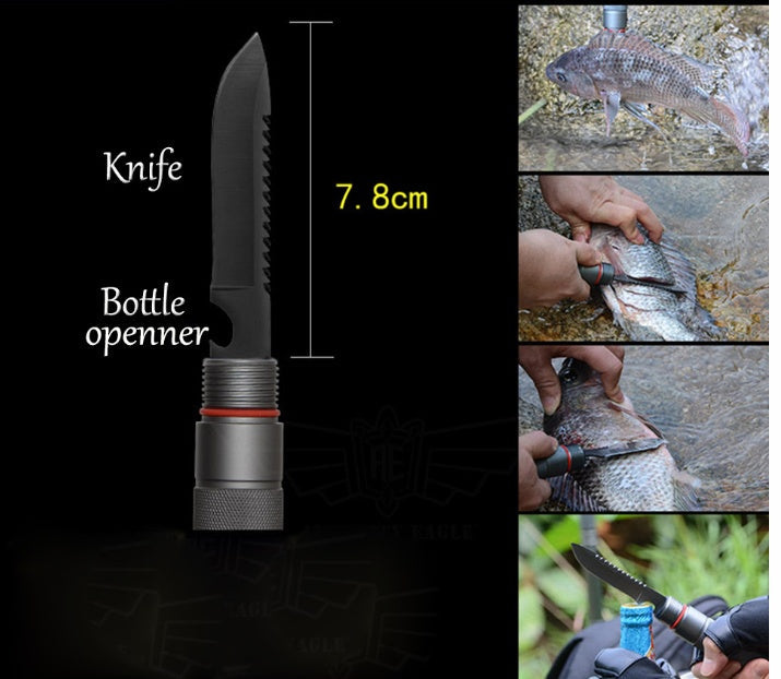 Multifunctional Outdoor Tactical Hiking Walking Stick
