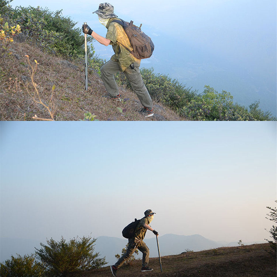 Multifunctional Outdoor Tactical Hiking Walking Stick