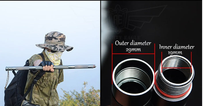 Multifunctional Outdoor Tactical Hiking Walking Stick