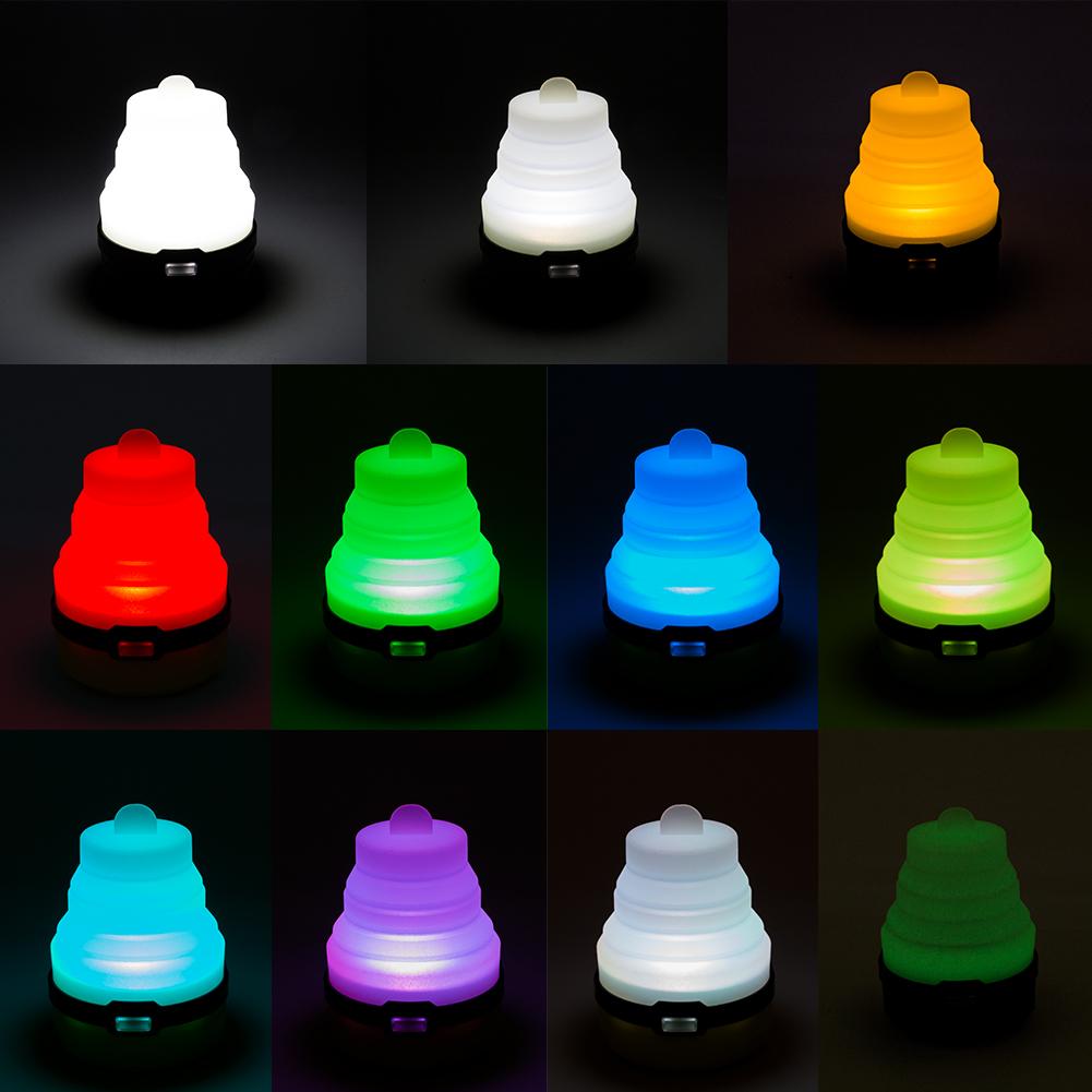 Retractable Portable LED Camping Lantern Flashlight