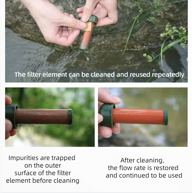 Portable Outdoor Water Purifier Pump Filter