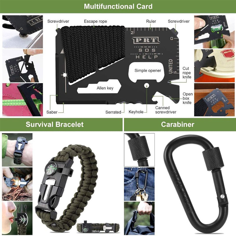 Military Grade Outdoor Travel Survival Kit