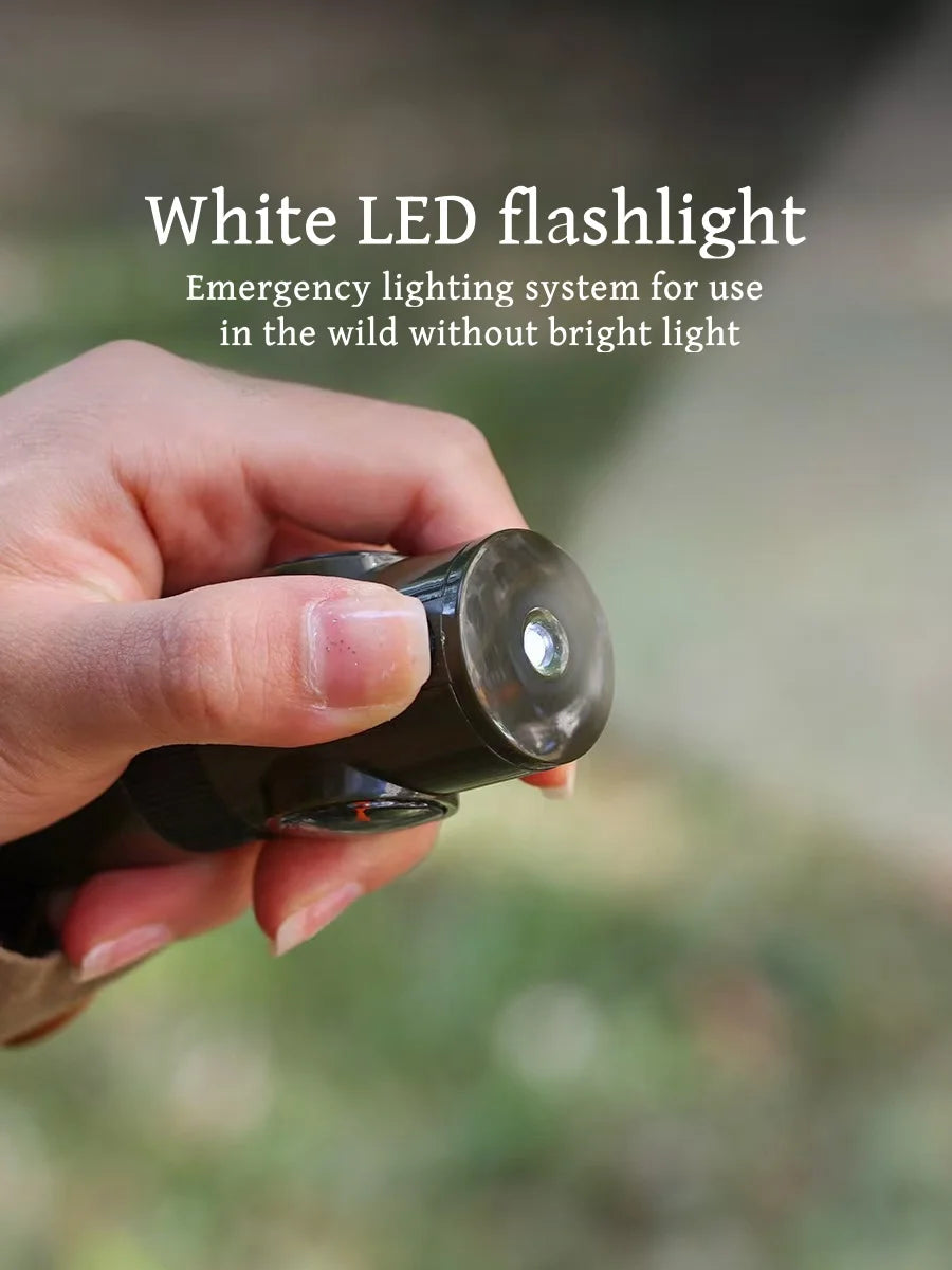 7-in-1 Survival Whistle Compass Emergency Tool