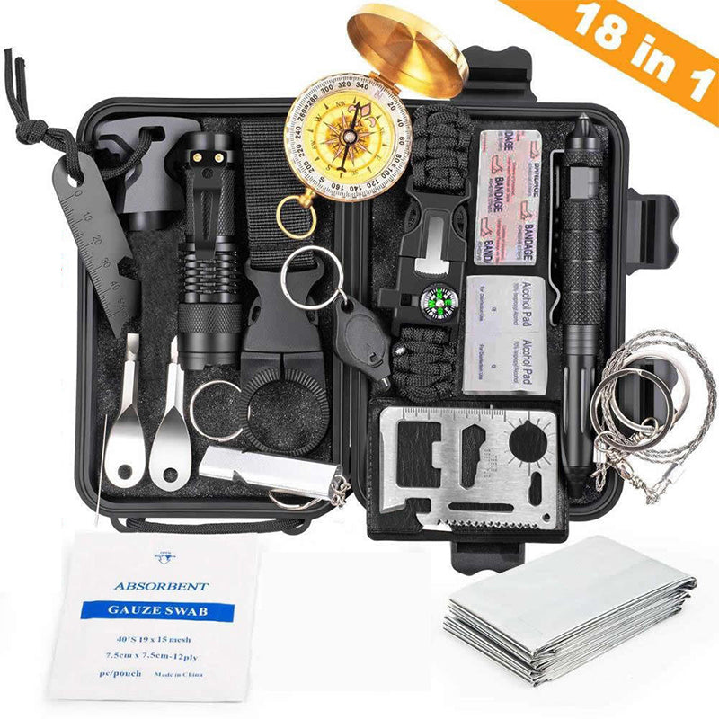 Military Grade Outdoor Travel Survival Kit