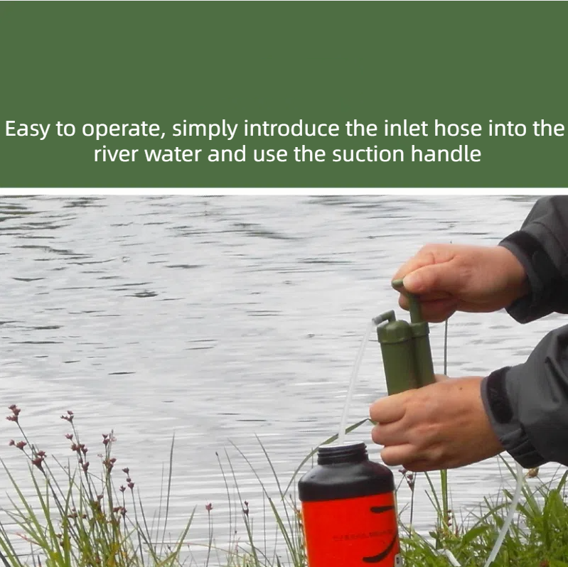 Portable Outdoor Water Purifier Pump Filter