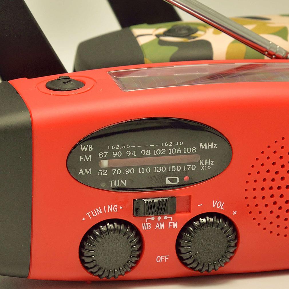Portable Solar Hand Crank Emergency Radio