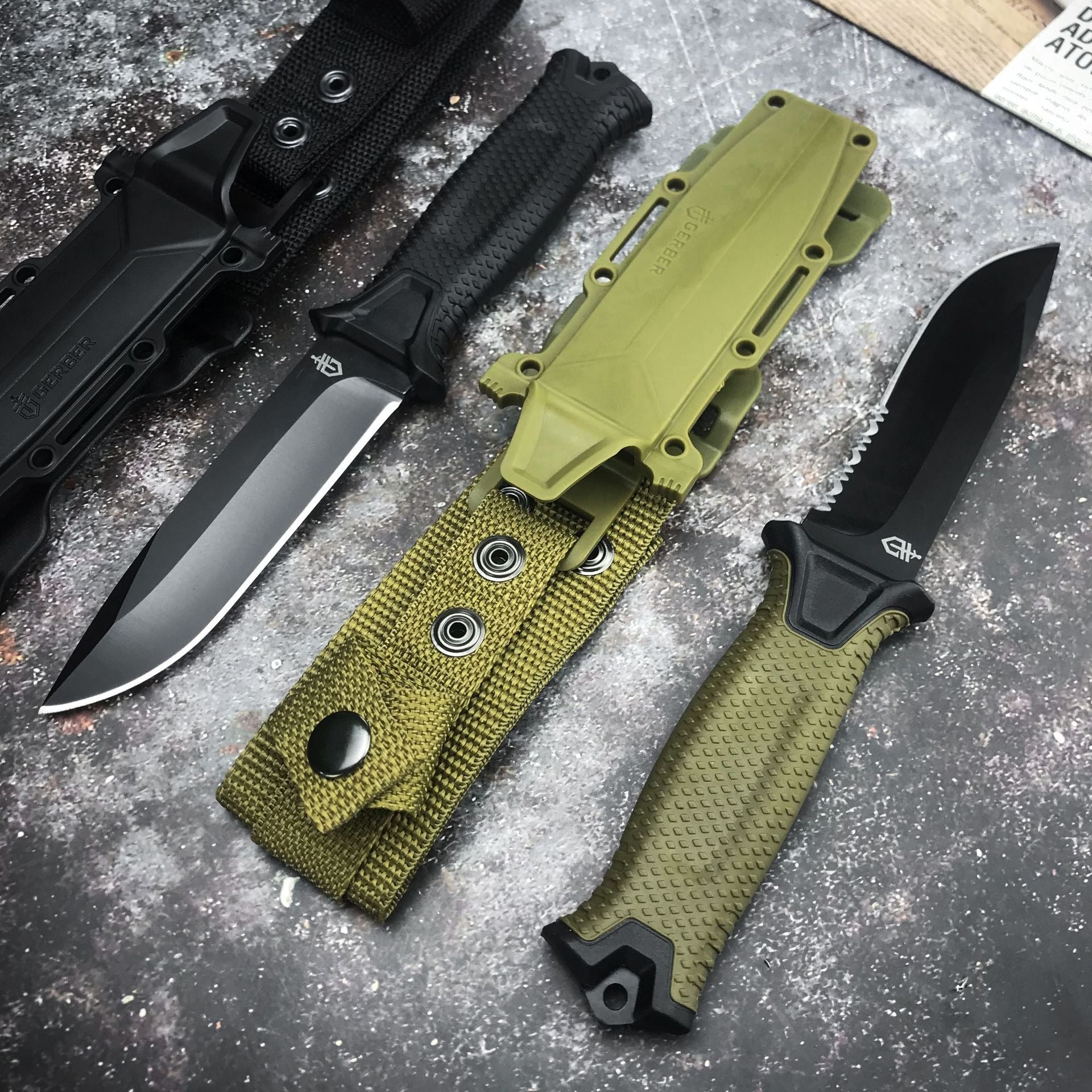 Outdoor Wilderness Straight Utility Knife
