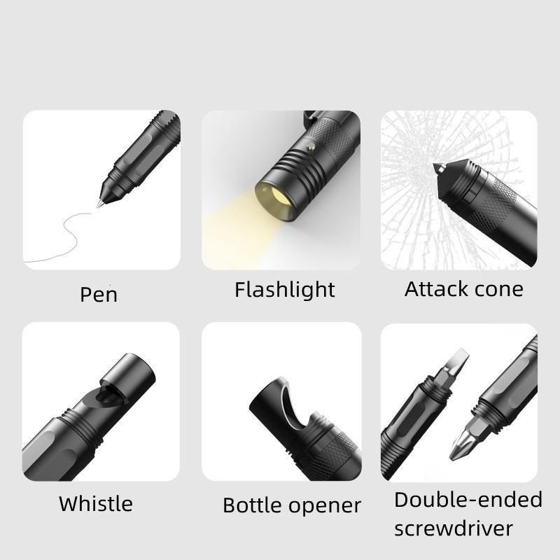 Multifunctional Aluminum Alloy EDC Utility Pen