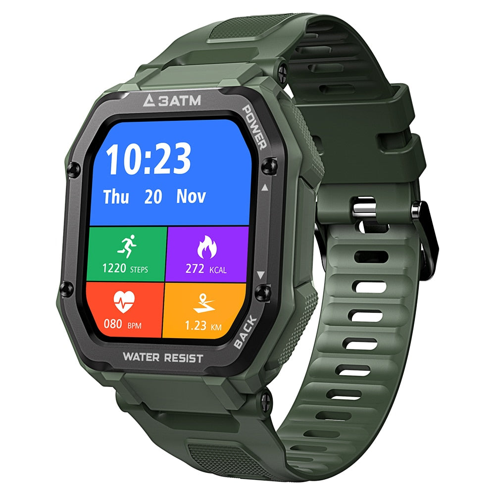 Rugged Smart Watch Fitness Tracker