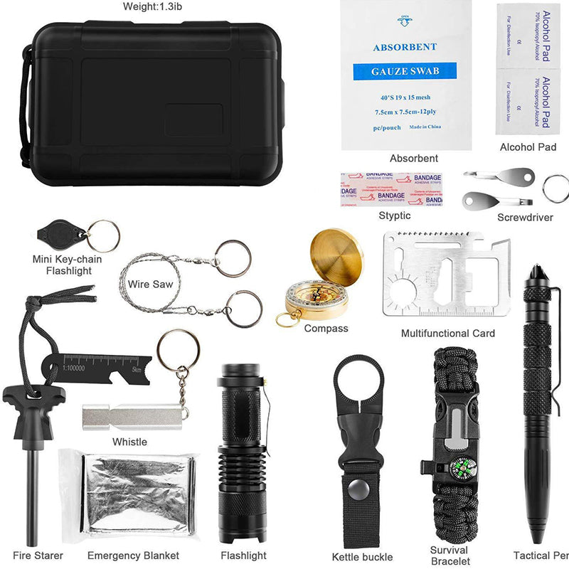 Military Grade Outdoor Travel Survival Kit