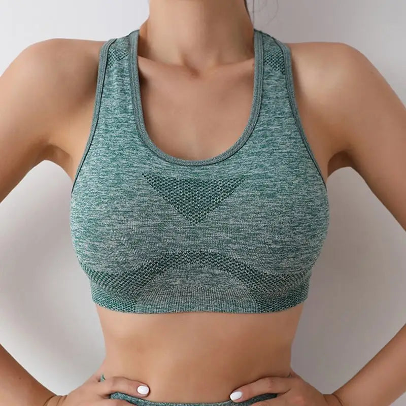 Women’s Shockproof Seamless Workout Sports Bra