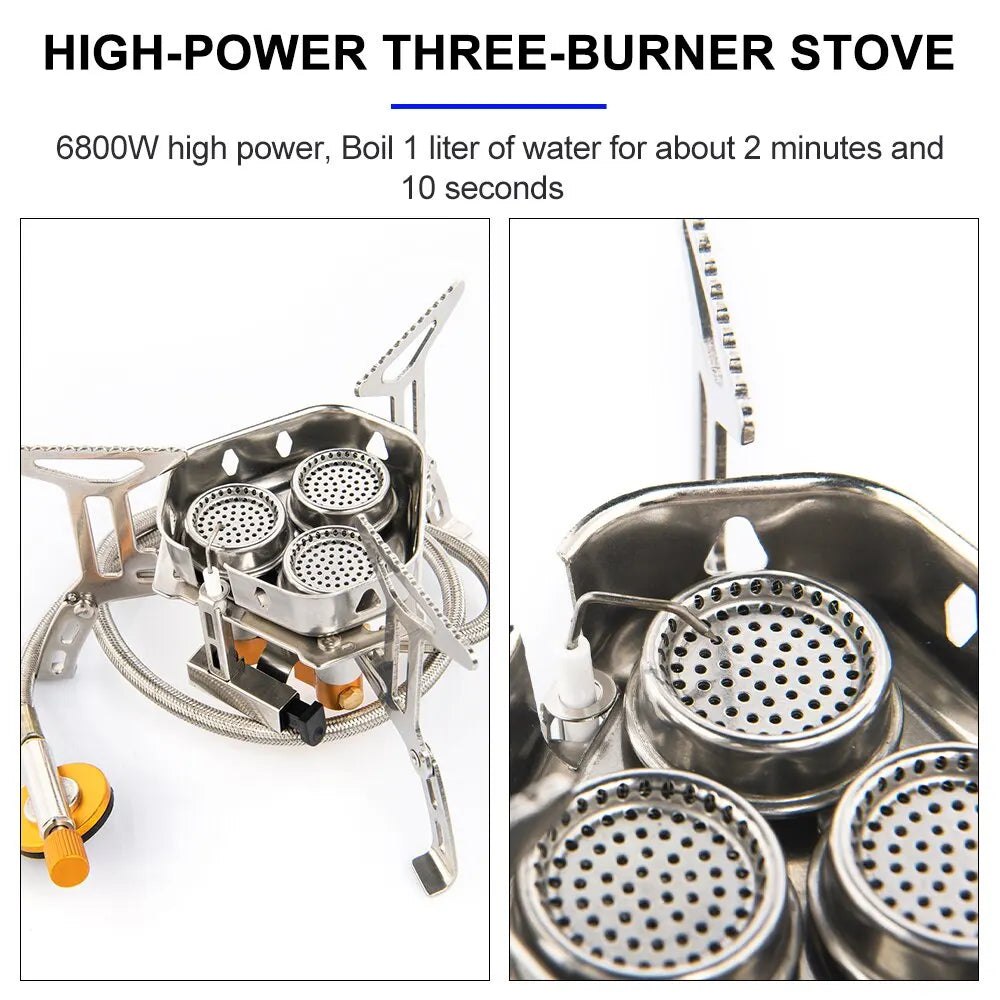 Widesea Portable High Power Outdoor Gas Camping Stove
