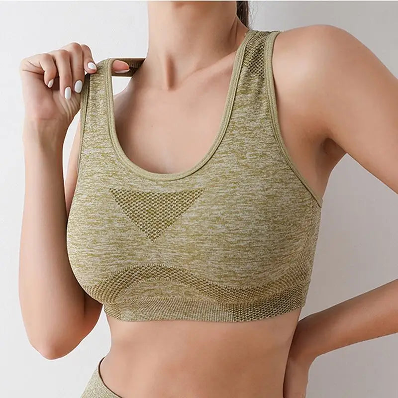 Women’s Shockproof Seamless Workout Sports Bra