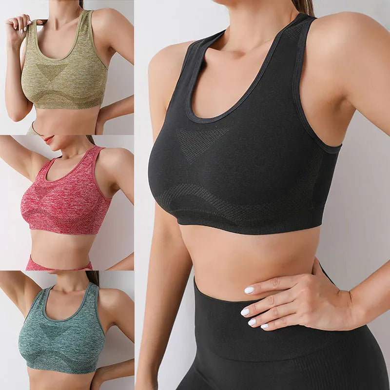 Women’s Shockproof Seamless Workout Sports Bra
