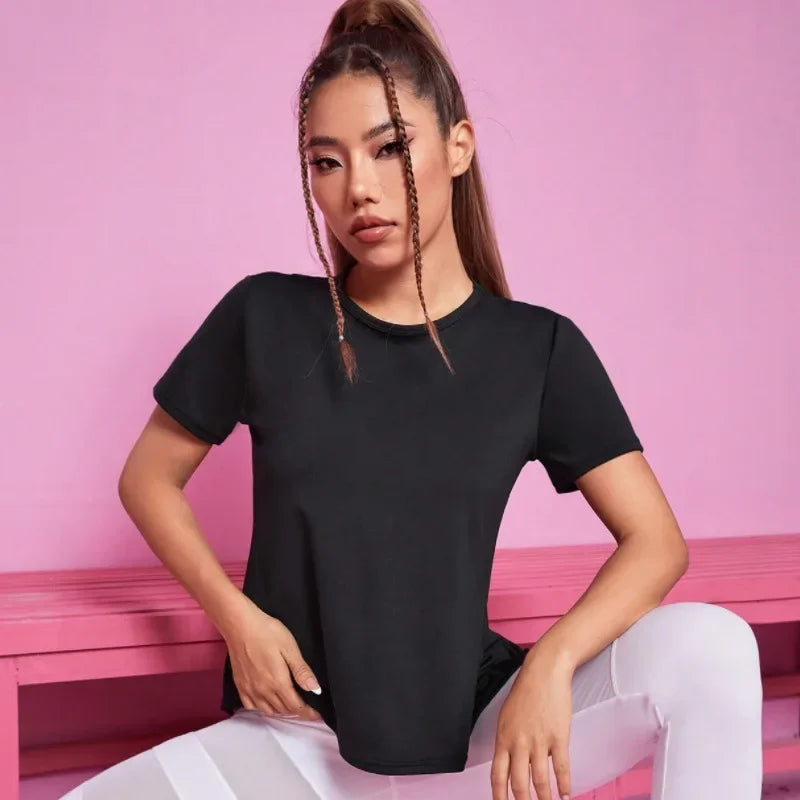 Seamless Women’s Athletic Workout Crop Top