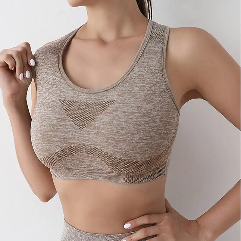 Women’s Shockproof Seamless Workout Sports Bra