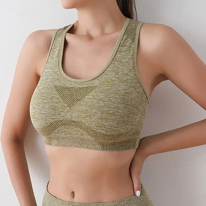 Women’s Shockproof Seamless Workout Sports Bra
