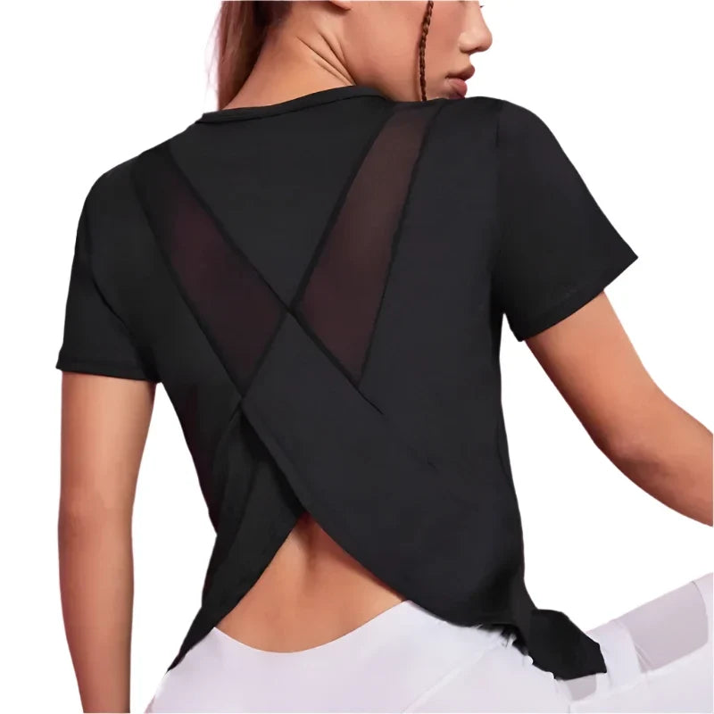 Seamless Women’s Athletic Workout Crop Top