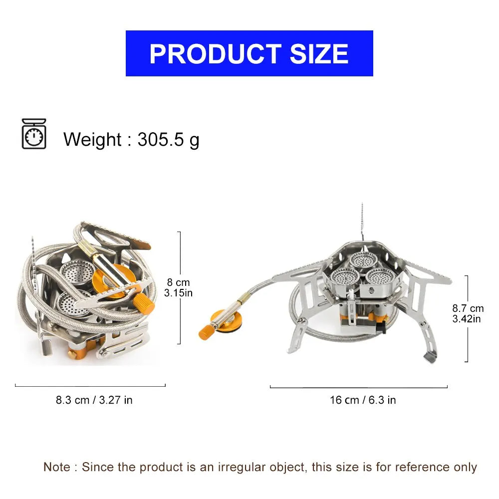 Widesea Portable High Power Outdoor Gas Camping Stove
