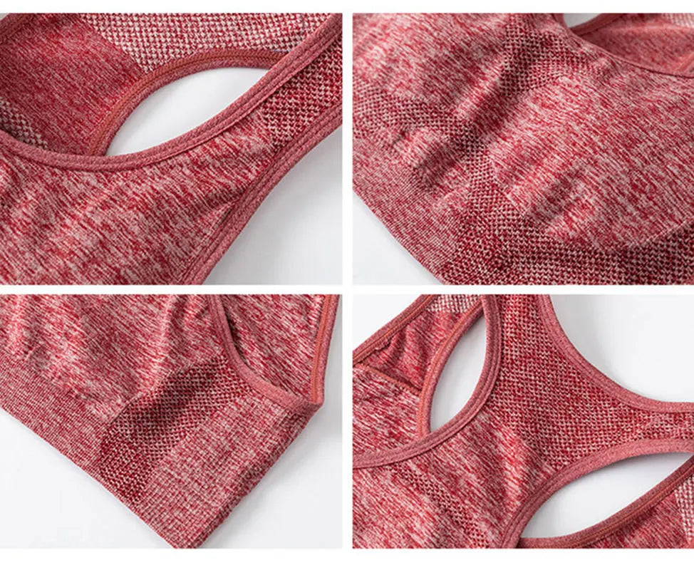 Women’s Shockproof Seamless Workout Sports Bra