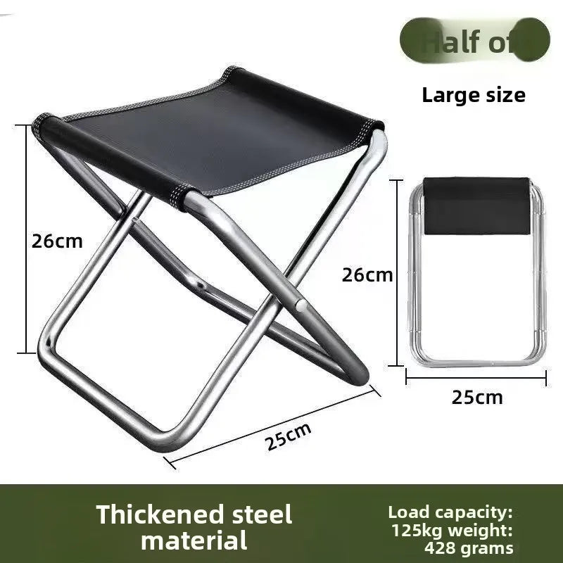 Foldable Compact Outdoor Camping Chair For Travel