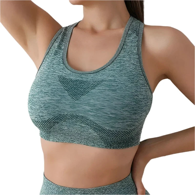 Women’s Shockproof Seamless Workout Sports Bra