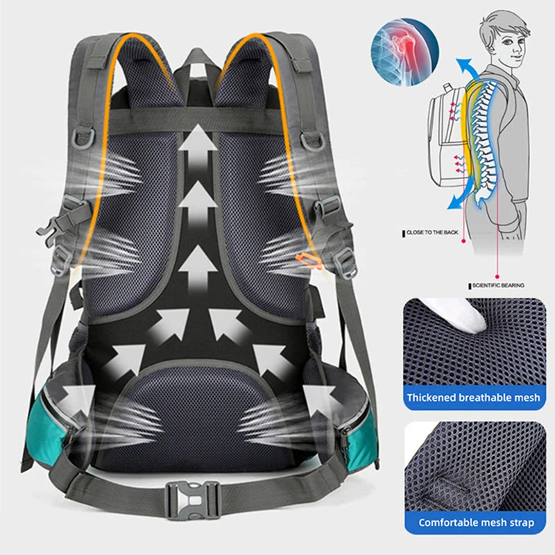 50L Fishing Hiking Backpack