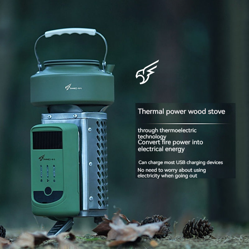 Folding Thermal Camping Stove For Outdoor Cooking