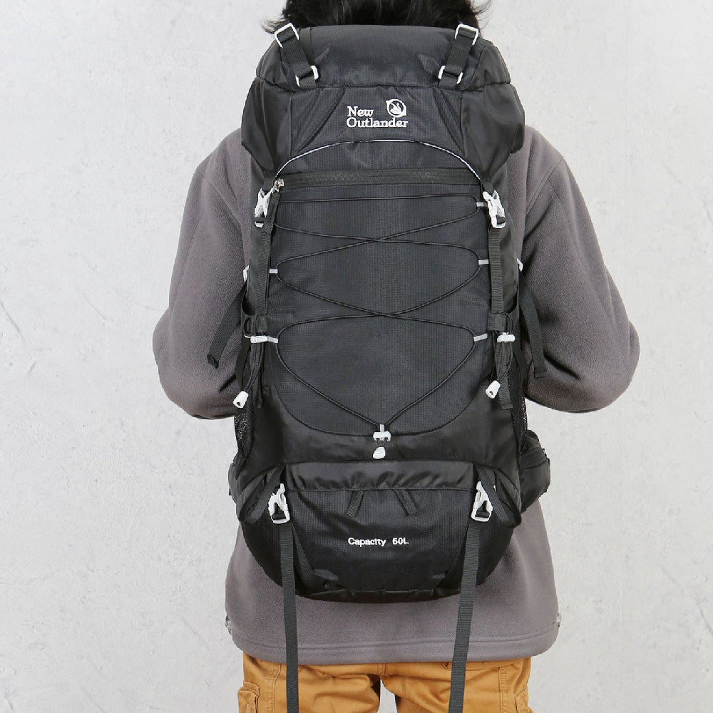Nylon Outdoor Mountaineering Travel Backpack