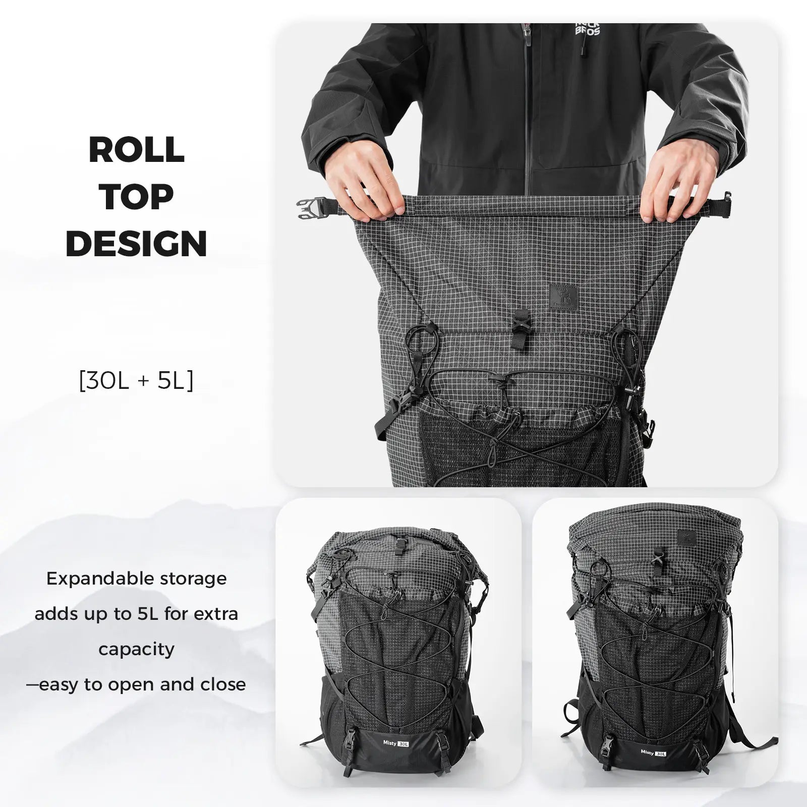 Large Capacity Hiking Backpack Waterproof